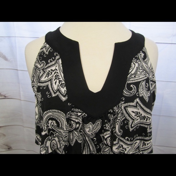 NWT WHBM Rhumba Paisley Print Ruffle Dress Sz M - Picture 8 of 8